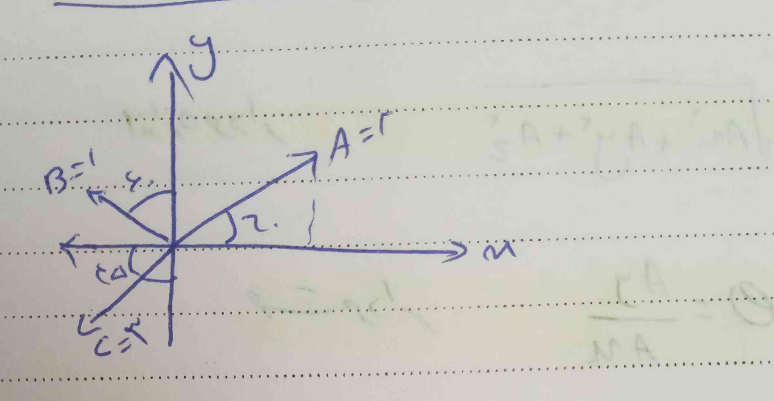 مولفه بردار زیر را بدست اورید