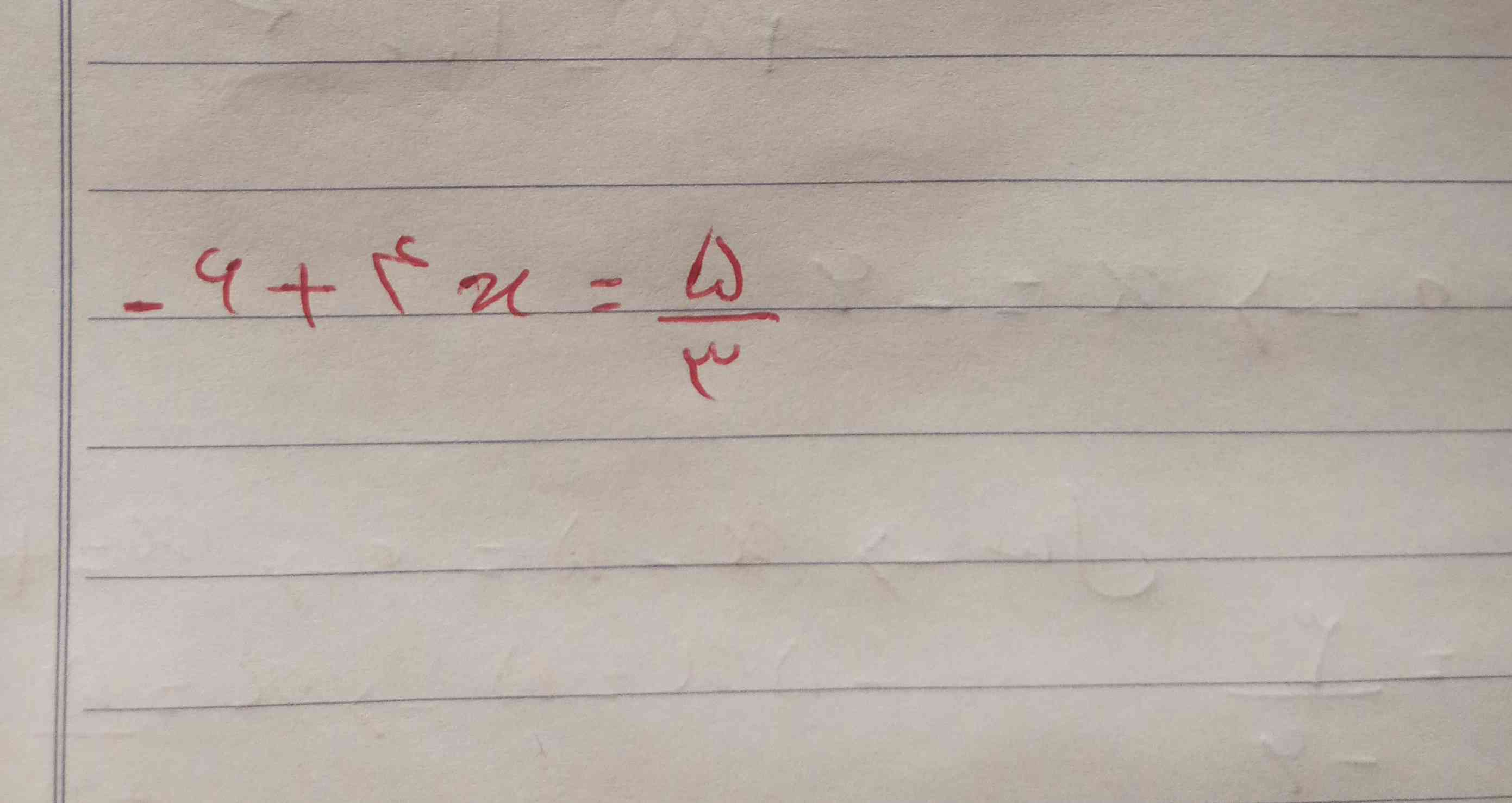 ببخشید جوال این معادله رو توضیح میدید برام