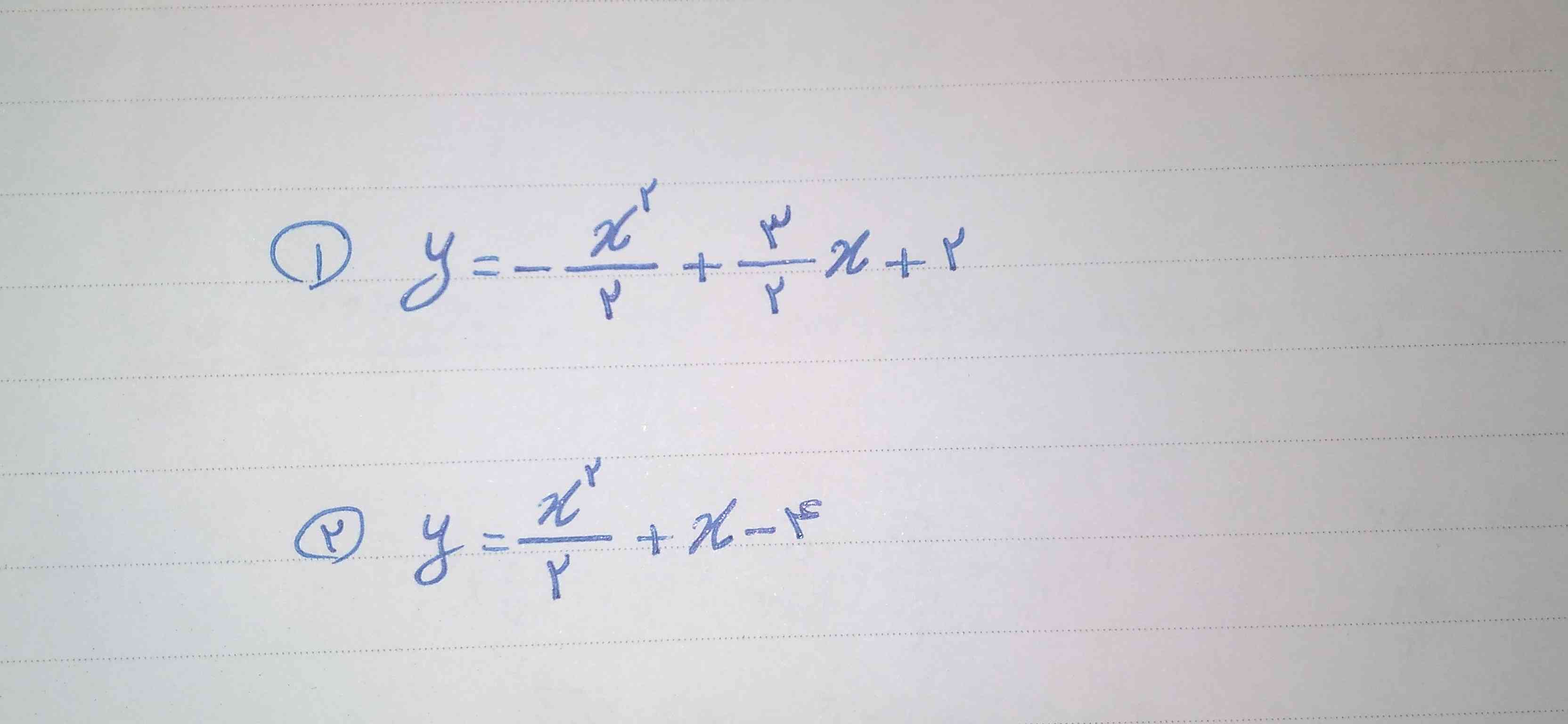 سلام 
کسی میتونه این دو تا سوالو حل که؟ 
لطفا راه روش بدست آوردن x رو بگید.ممنون🥲