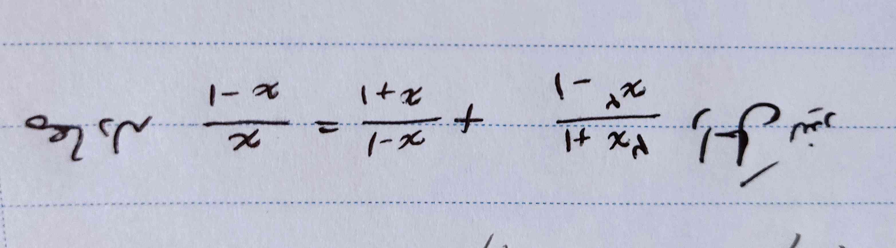 جواب معادله رو کسی می دونه ؟
