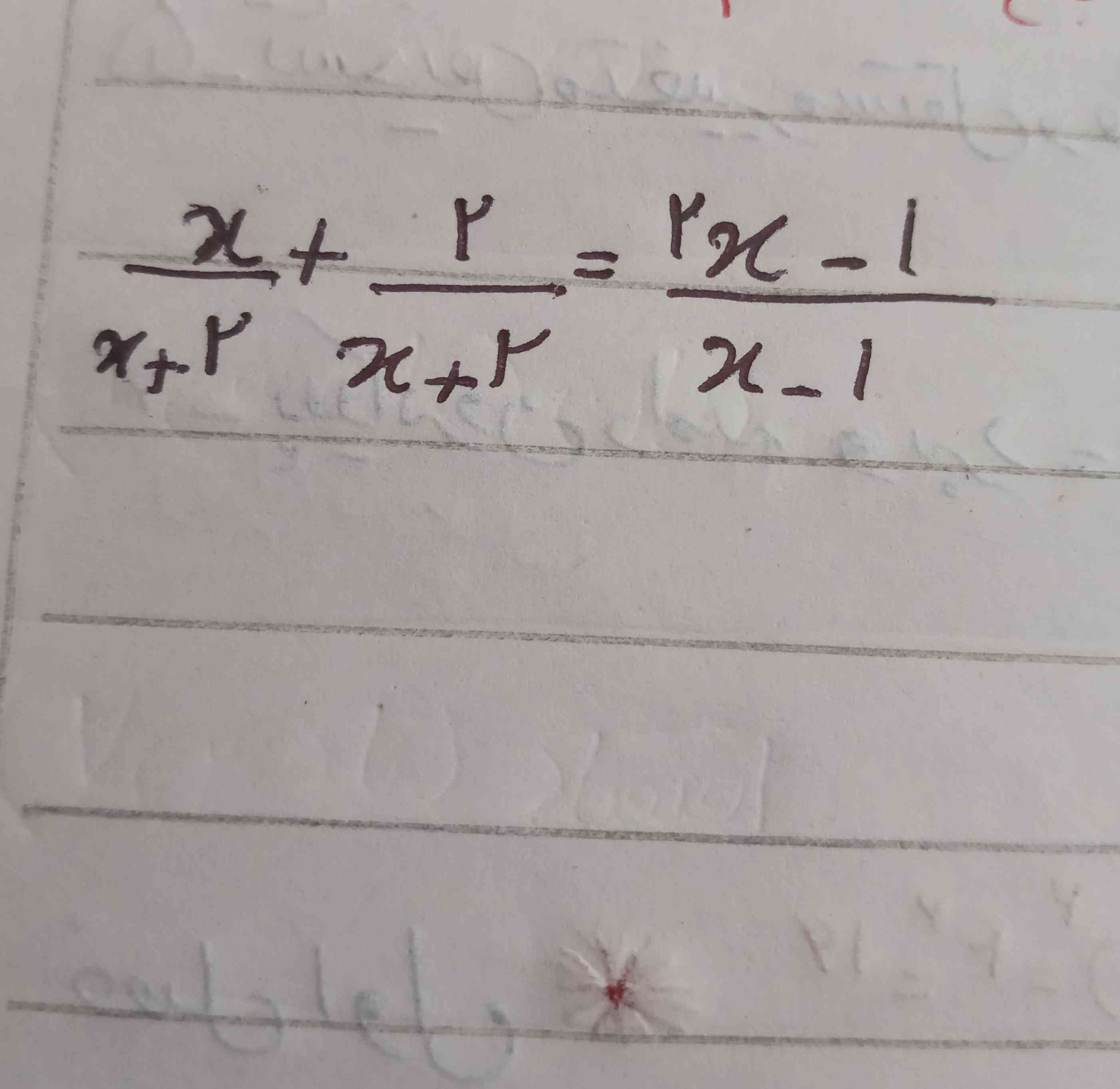 سلام لطفا برام این معادله گویا رو حل کنید(((( معرکه میدم به همه )))