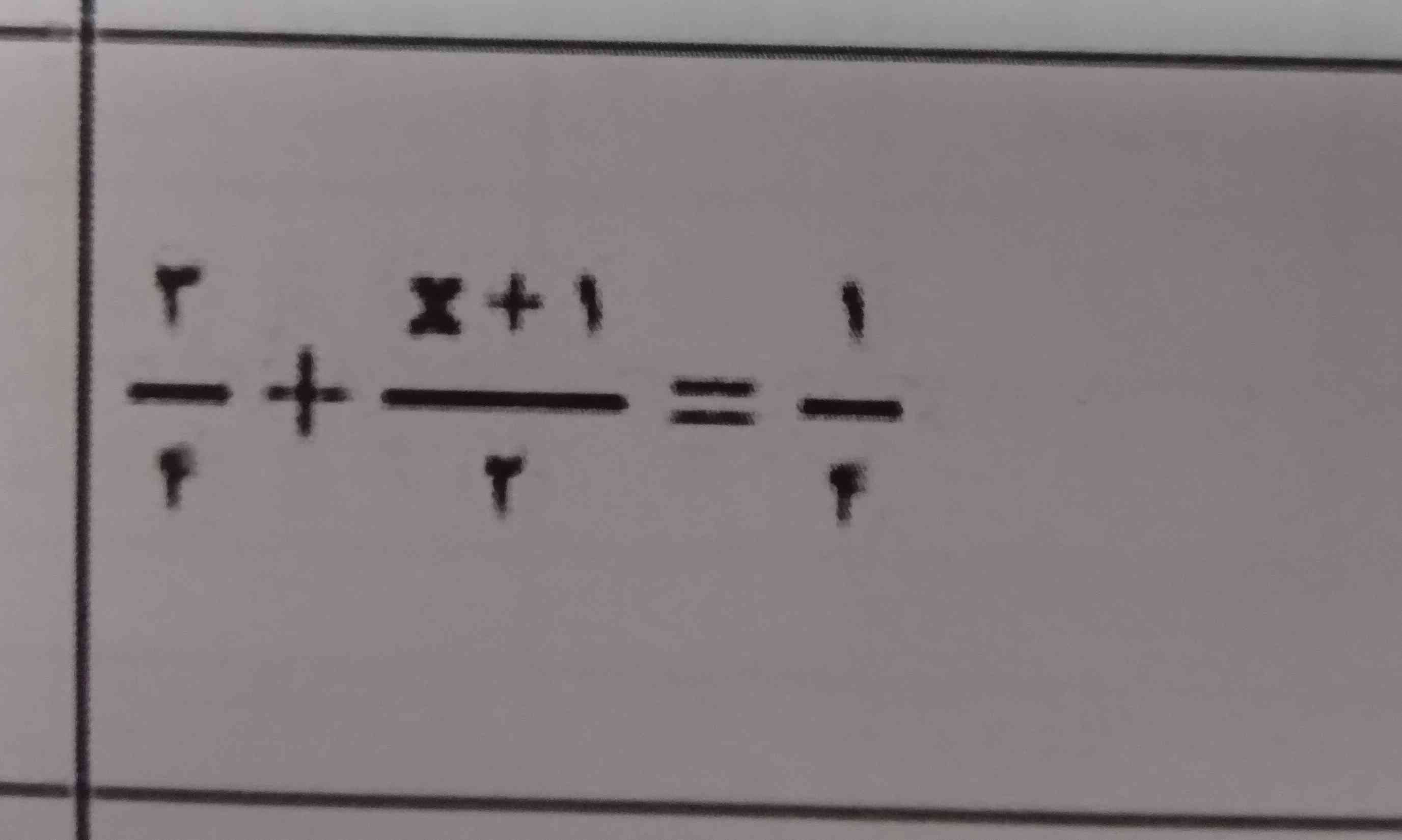 معادله رو لطفا حل کنید
تاج میدممم