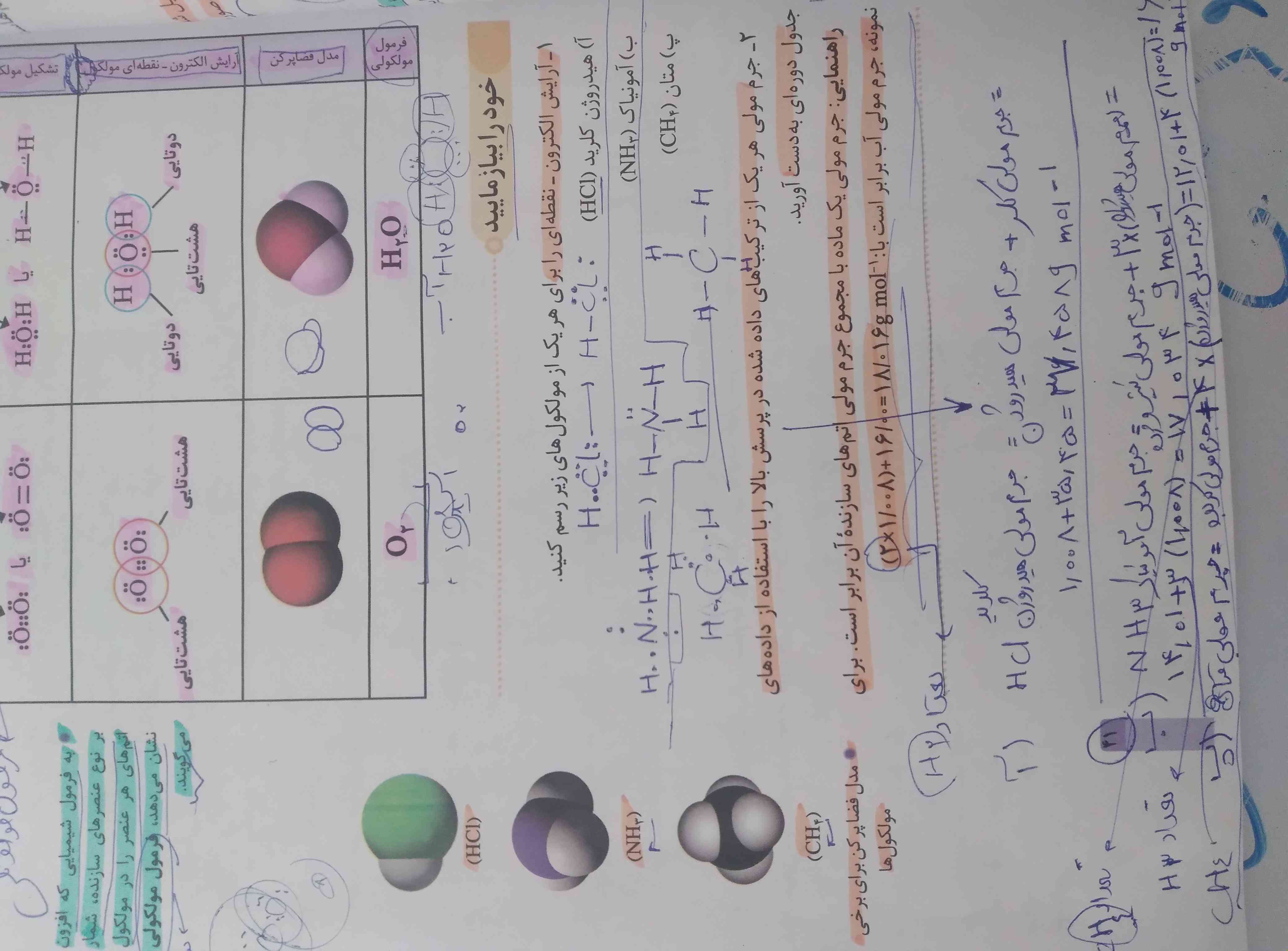 سوال ۲ صفحه ۴۱ شیمی خودرابیازمایید
آیا خودش سواله جرم مولی هر عنصر رو میده ما فقط باید محاسبه کنیم ؟؟
