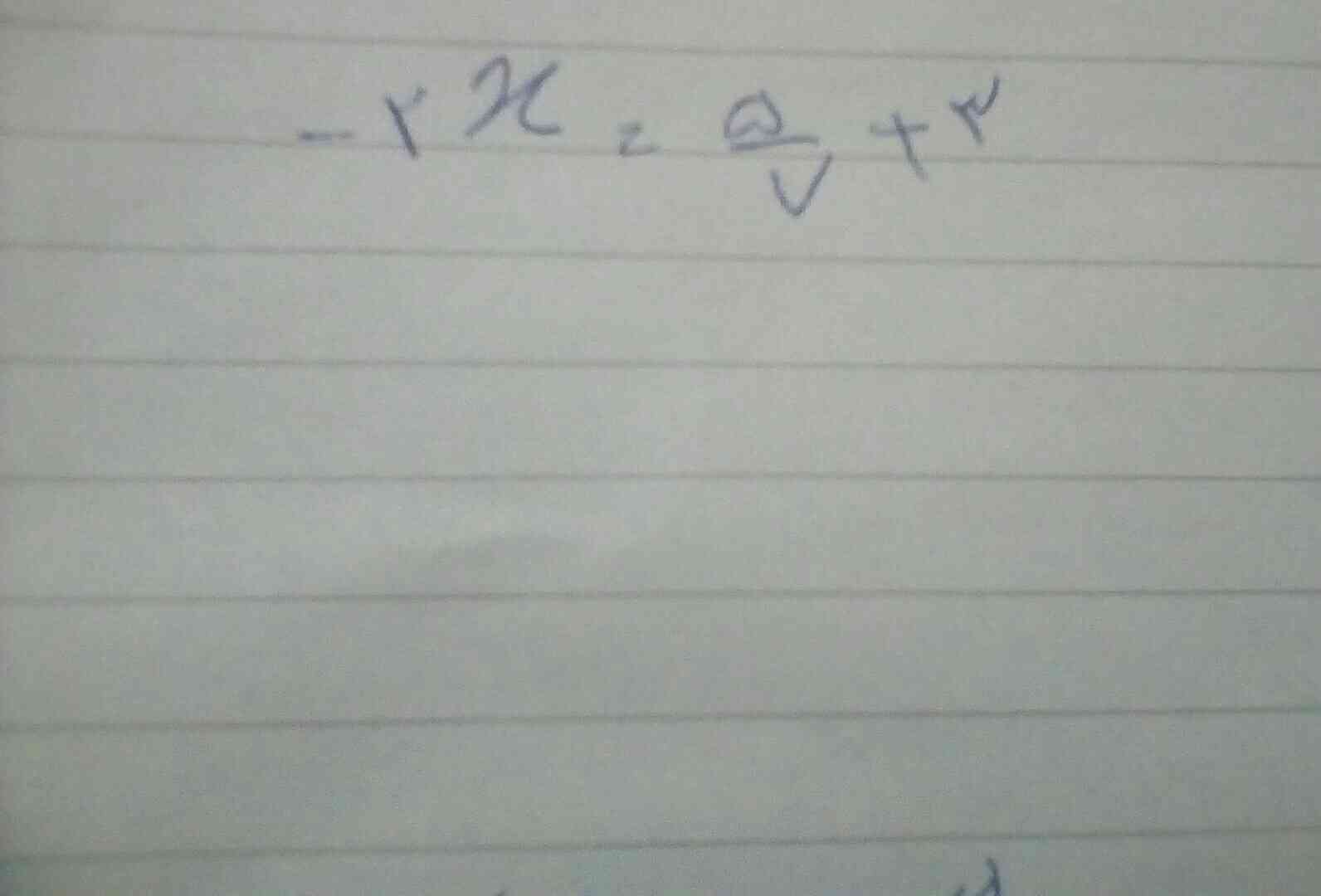 جواب این معادله رو بگین ممنون 