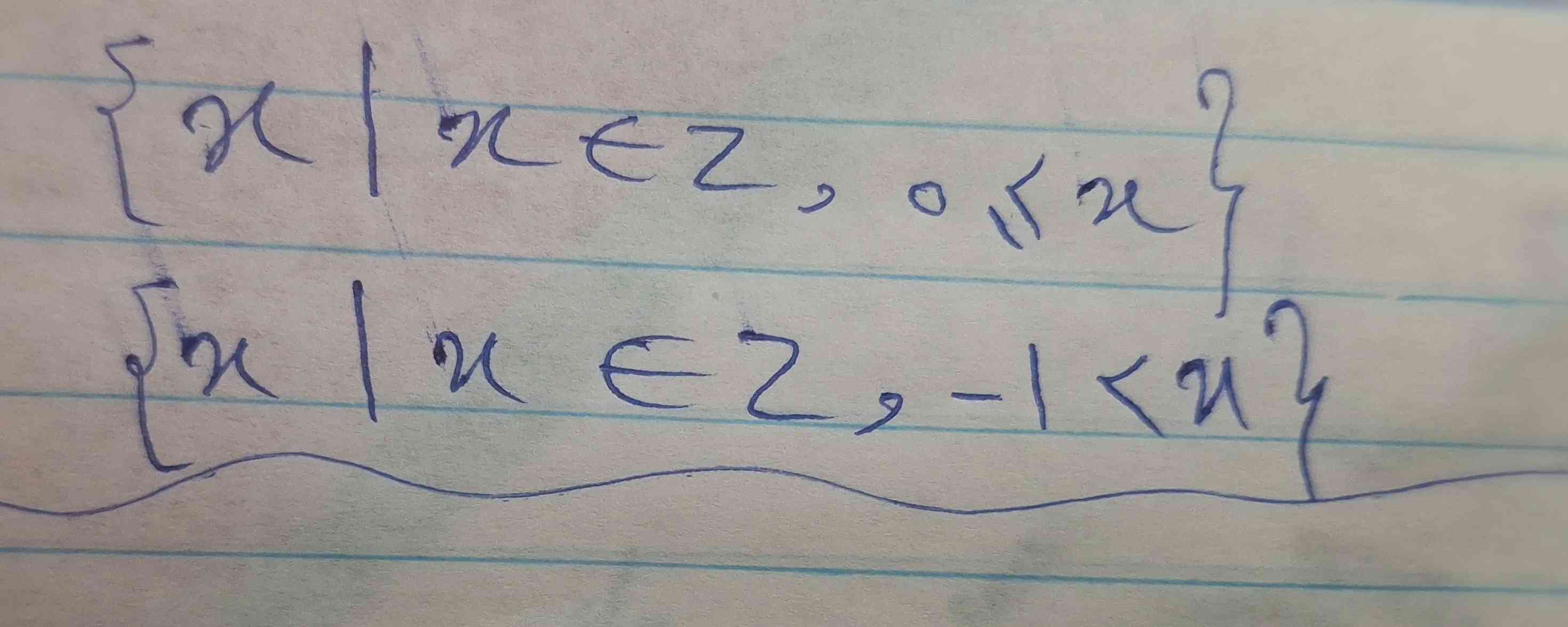 مجموعه اعداد حسابی رو به زبان ریاضی میشه اینجوری نوشت؟