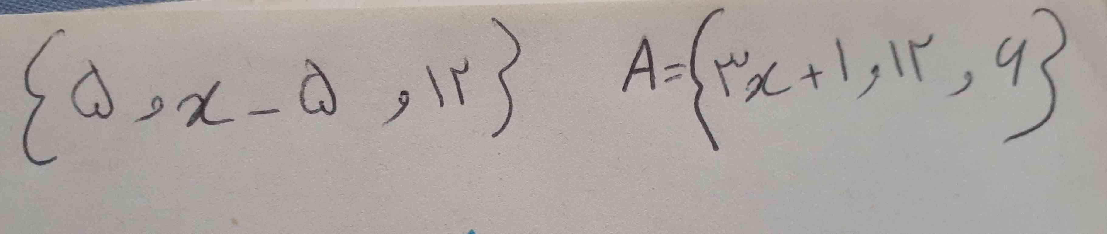 سلام A و B با هم مساوی هستن x و y چند میشه؟