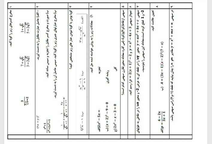 سلام جواب را بدید فردا امتحان دارم
