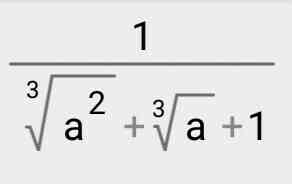 مخرج کسر زیر را گویا کنید.((در ضمن photo math هم فقط نمودار میده))