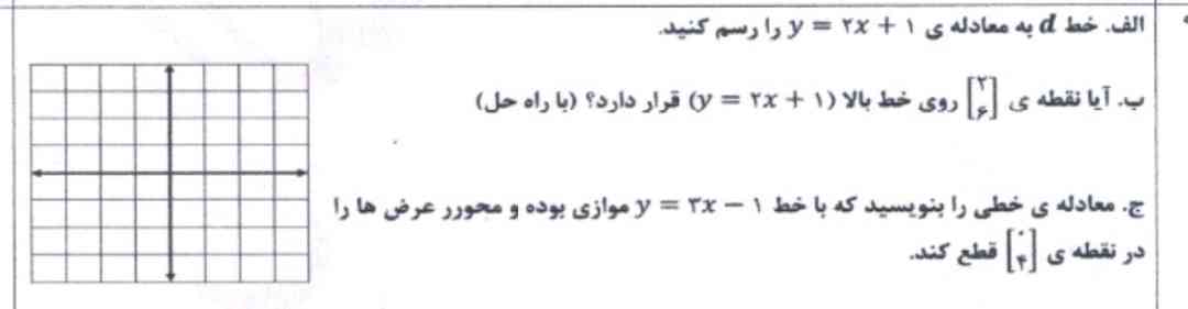 میتونین این معادله خط حل کنین؟؟