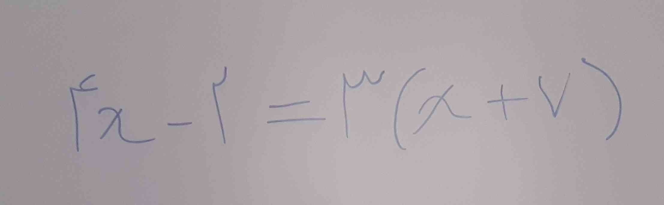 سلام میشه لطفا معادله زیر رو حل کنید