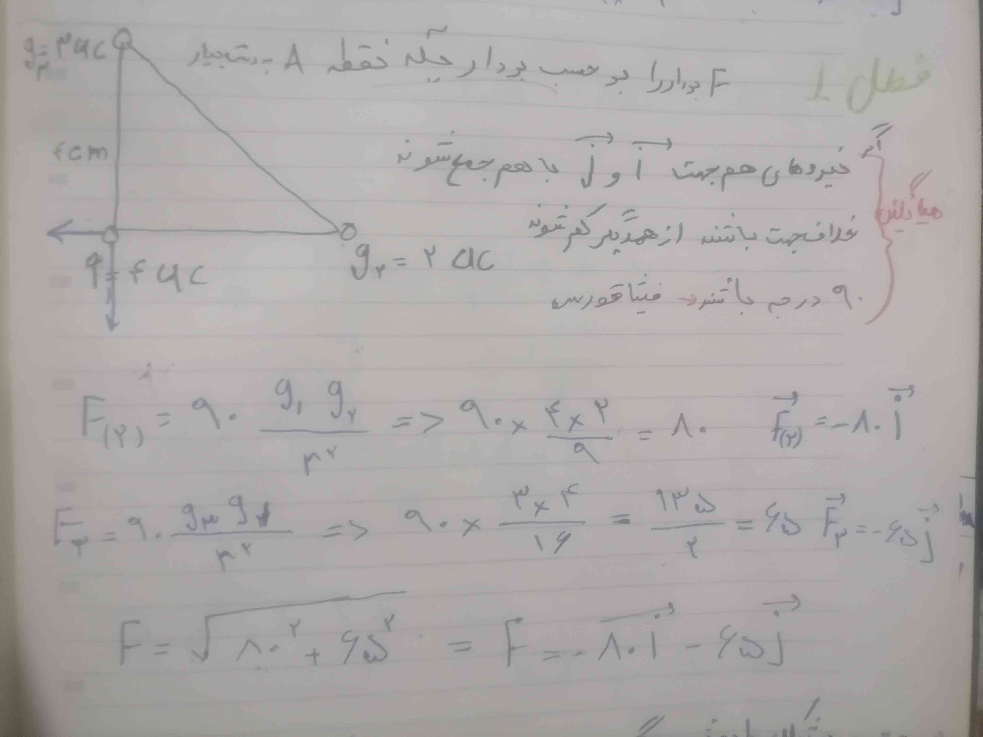 بر حسب بردار یکه یعنی چی؟؟
بعد چرا میکرو کولن رو در نظر نگرفته؟؟
معرکه🤍