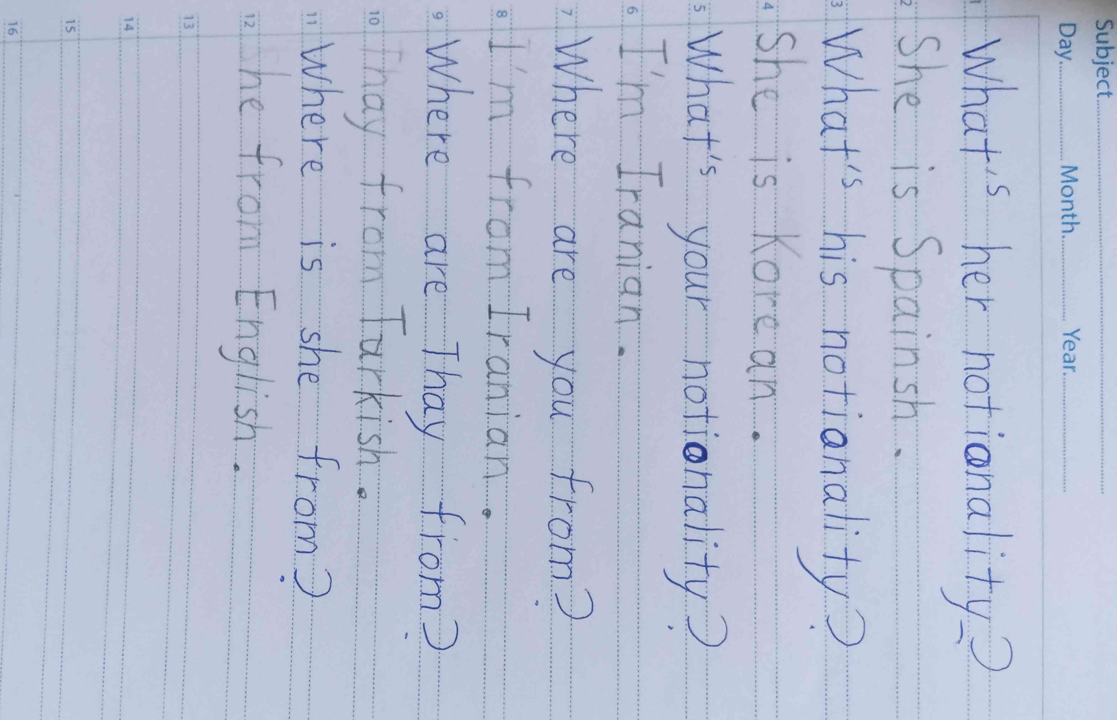 سلام بچه ها لطفا بهم میگید این تصویر زیر درسته یا نه. 
اگر جایی اشتباه بود ممنون میشم اگر زود بگید خیلی عجله دارم . 
درسته؟؟؟؟؟؟👇👇👇