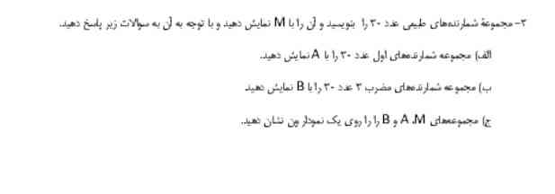 نمودار ون این سوال روی چطوری باید رسم کنیم؟ ممنون میشم اگر با عکس توضیح بدید.