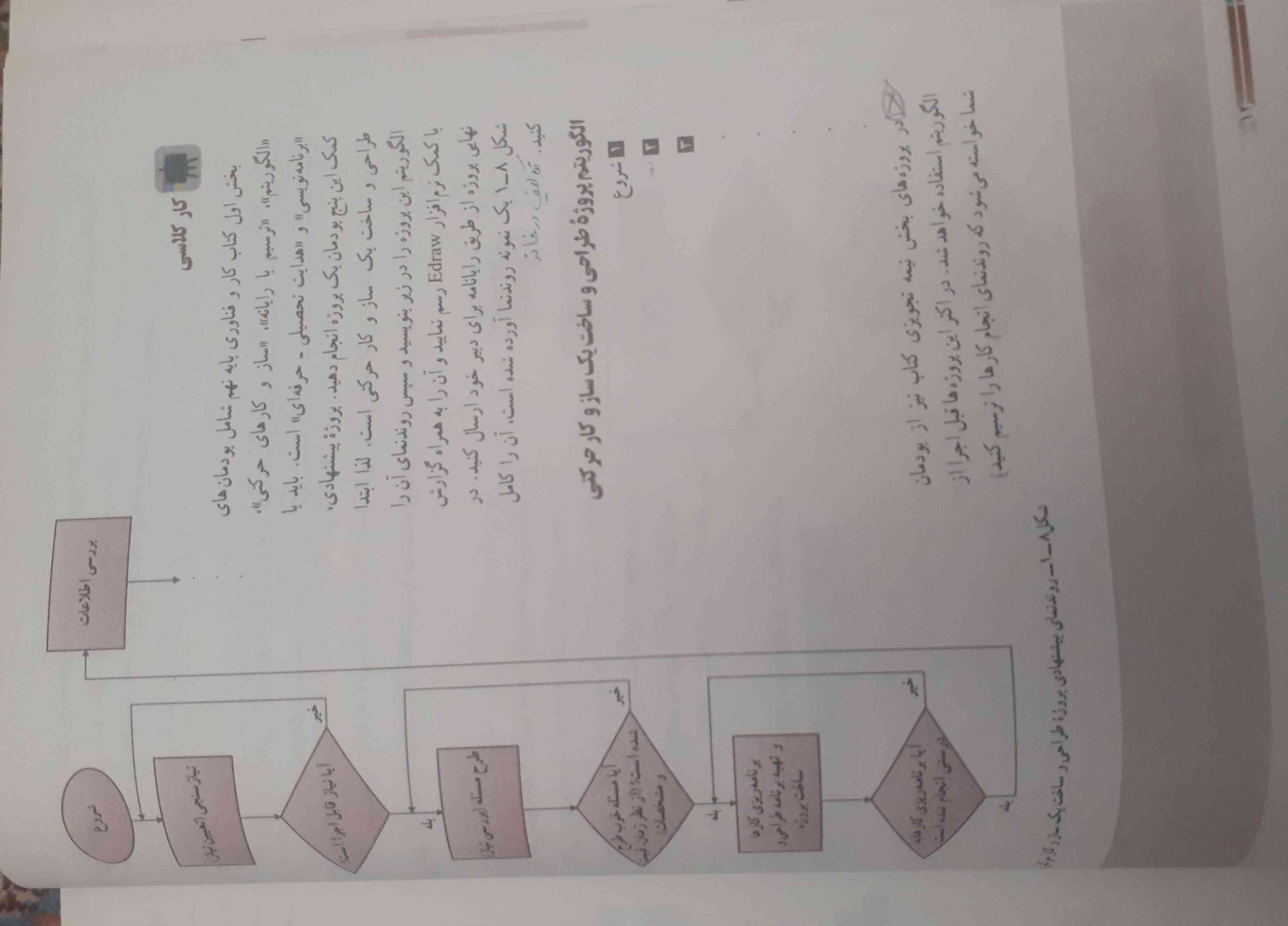 کسی بلده این صفحه رو حل کنه ؟ 