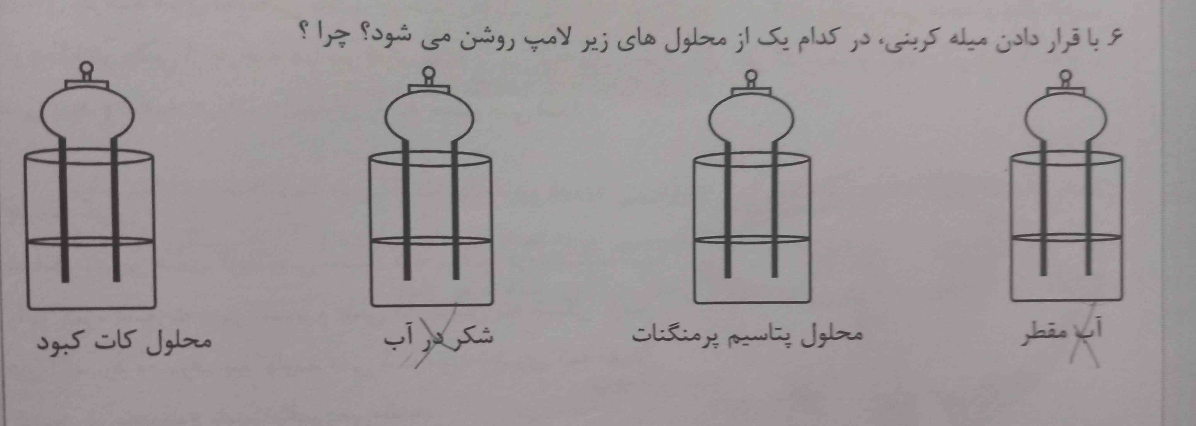 دوستان خب تو این سوال هم پتاسیم پرمنگنات ترکیب یونی هم کات کبود
چی میشه جوابش؟