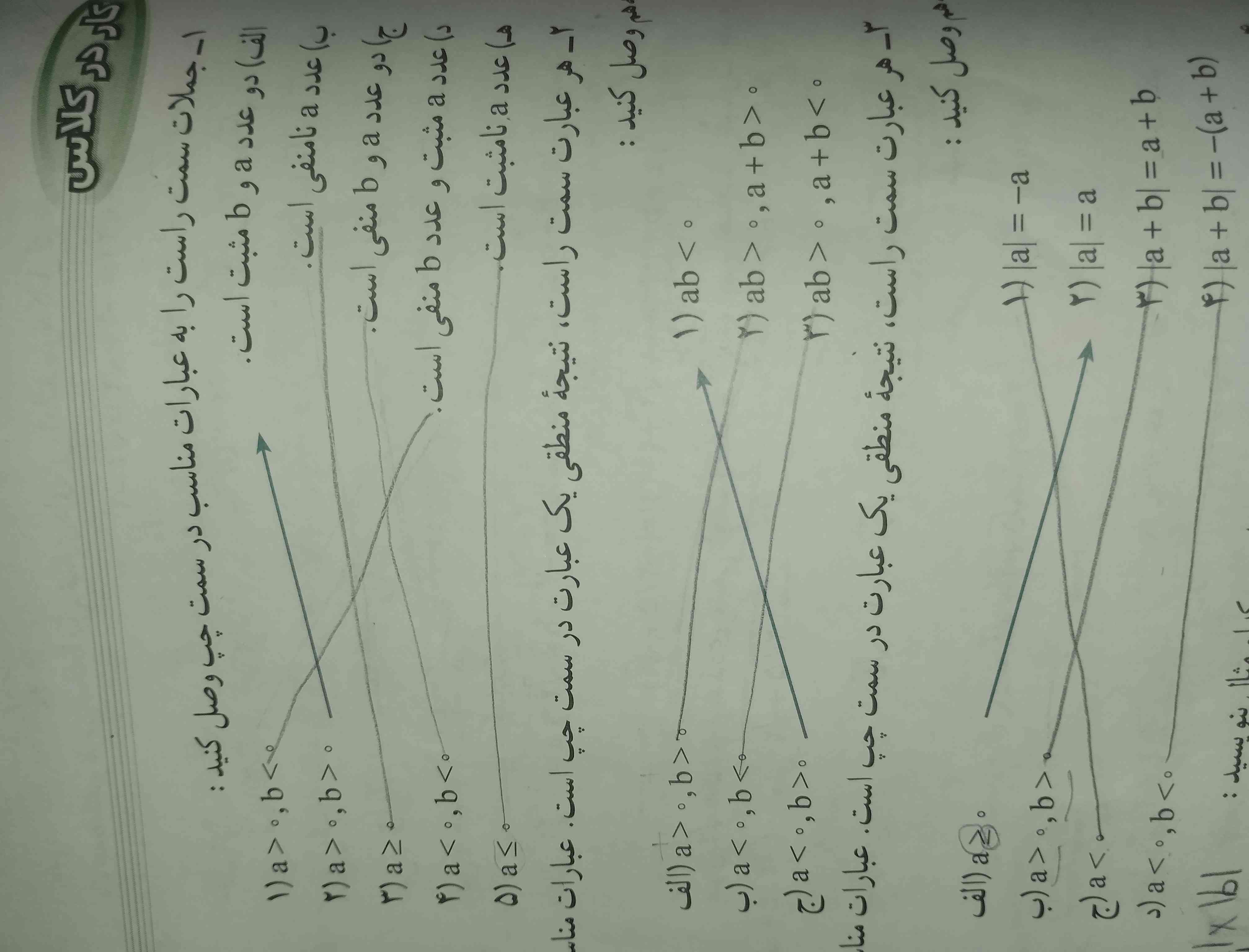 اگه تمرین یا نمونه سوالی مثل اینا دارین بفرستین 