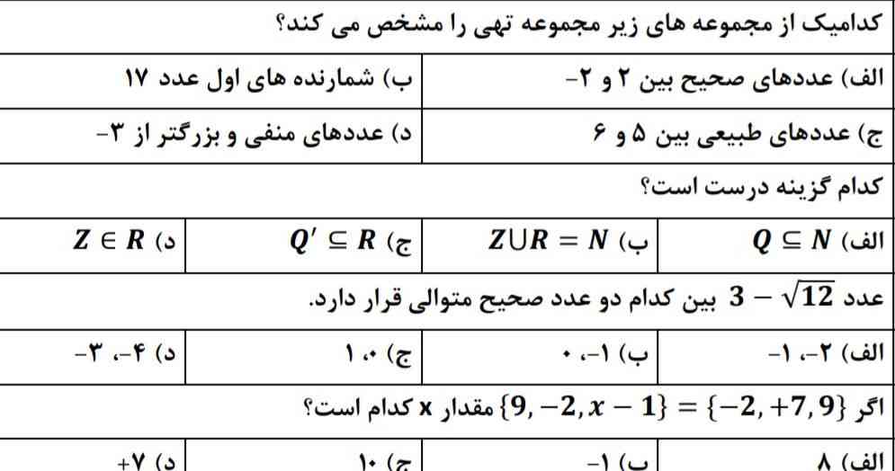 ببخشید دوستان میتونید این سوال با راه حل بنویسید لطفا ممنون تاج میدم