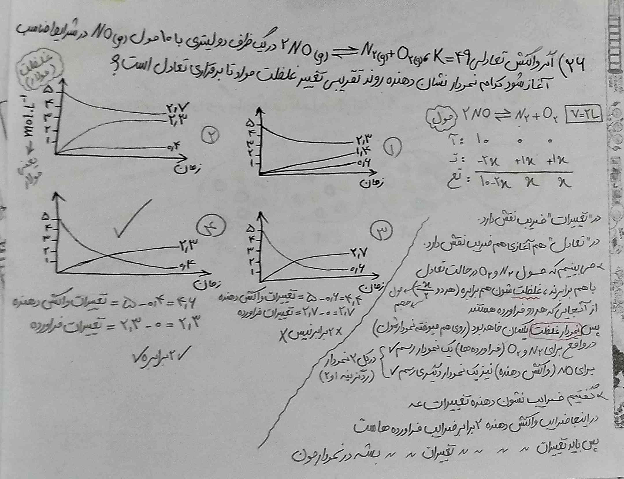 این سوال 'به روش تشریحی' چطوری حل میشه؟