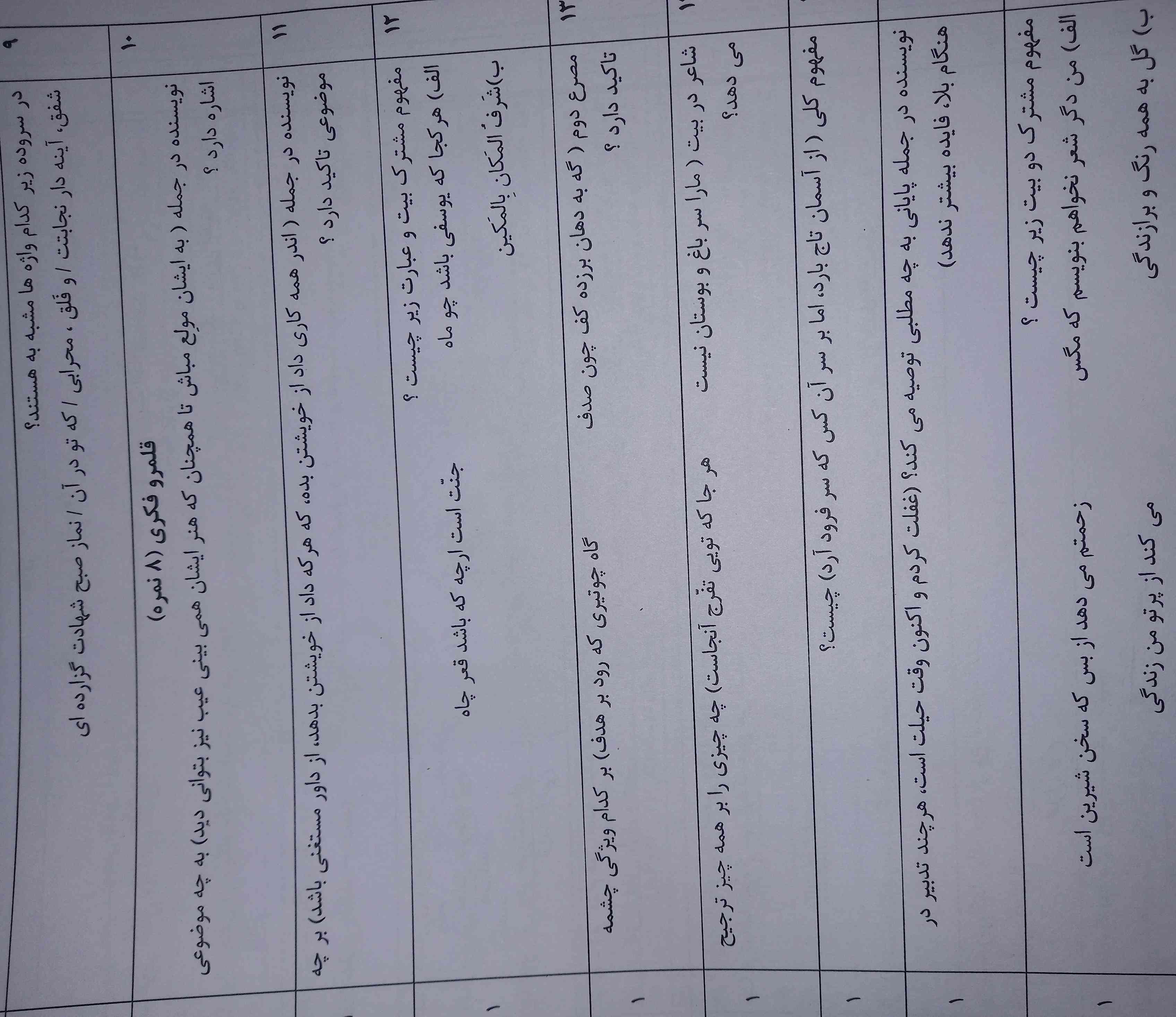 سلام دوستان شبتون بخیر، هرکدومشونو بلدین لطفا جواب بدین...تاج میدم💓