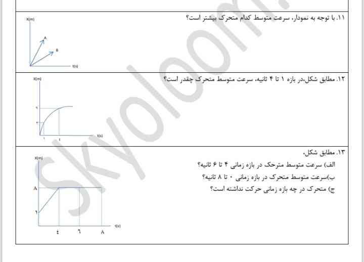 درودددد؛حالتون خوبههه؟
بروبچزز جواب اینارو میدونین؟اگهه چیزی متوجه میشین توصیح بدین لطفا✔