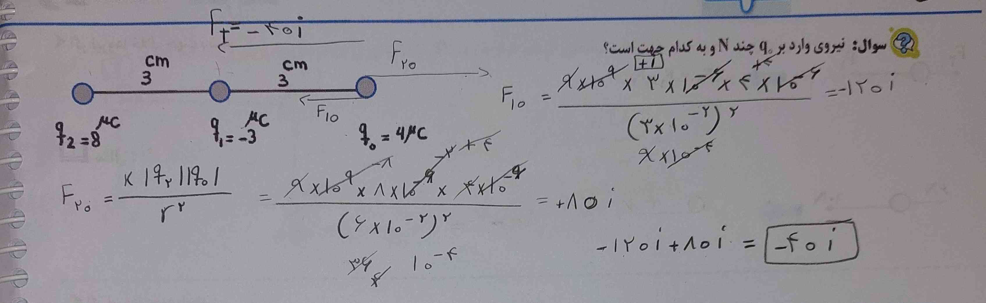 بچه ها این سوال رو حل کردم ولی شک دارم درست باشه میشه یک نگاهی بهش کنید