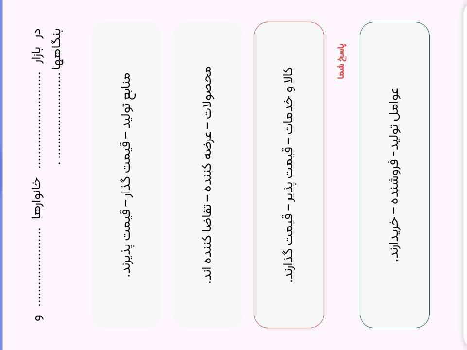 این سوال برای چه صفحه ای هست؟
کدام جواب درست هست؟