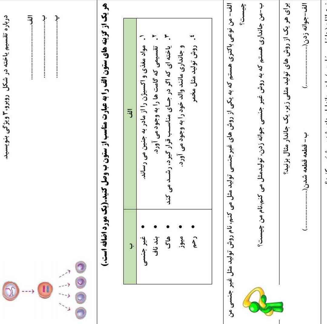 بچا هرکی جواب داد هم تاج میدم هم فالو میکنم ولی اگه کسی جواب این برگه را نداد نه فالو میکنم نه تاج میدم