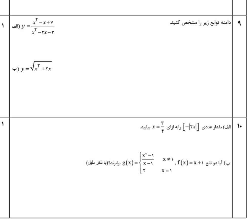 میشه کامل حل کنید