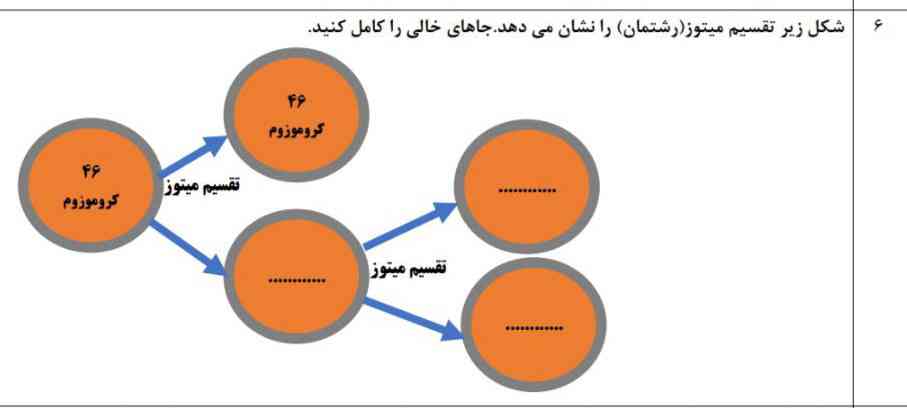 جدول رو پر کنید لطفا