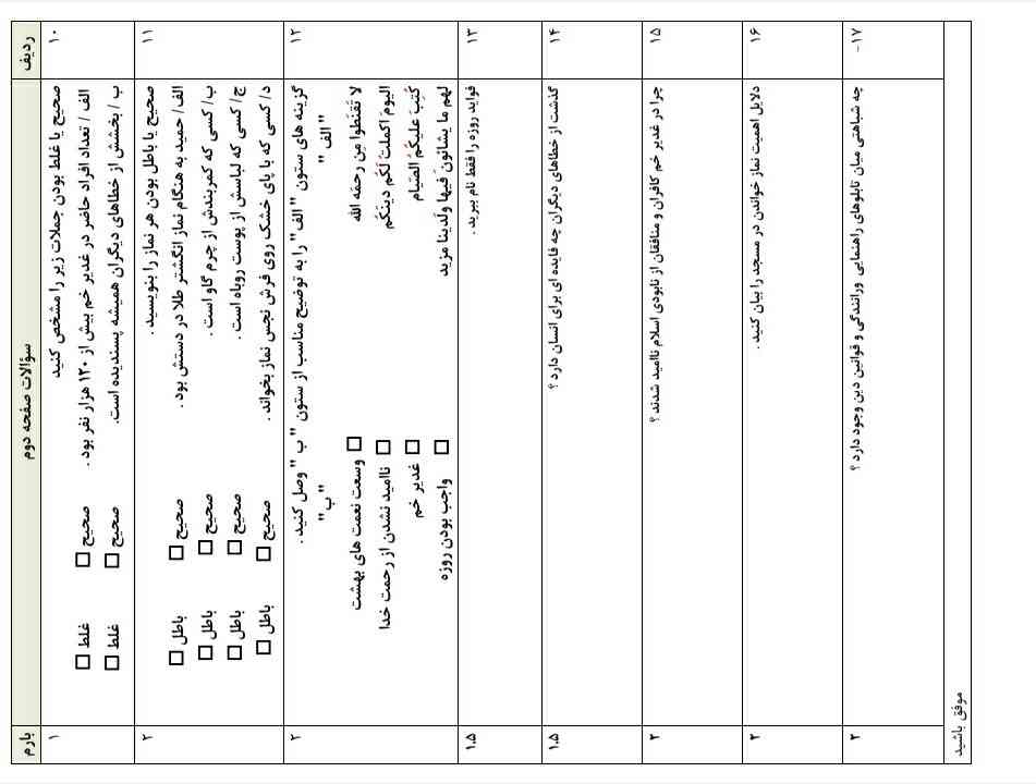 وای ر.ـیـ.ـدم تو پرسان نمیتونم جواب سوالاتونو بدم،تف توش
ای کسی که سوال دینی میخواستی😂
اینا دقیقا سوالای امتحان امروز من بود
معلممون از پادرس برداشته بود😐😐
فکر کنم فقط عکس یه صفحه میاد...