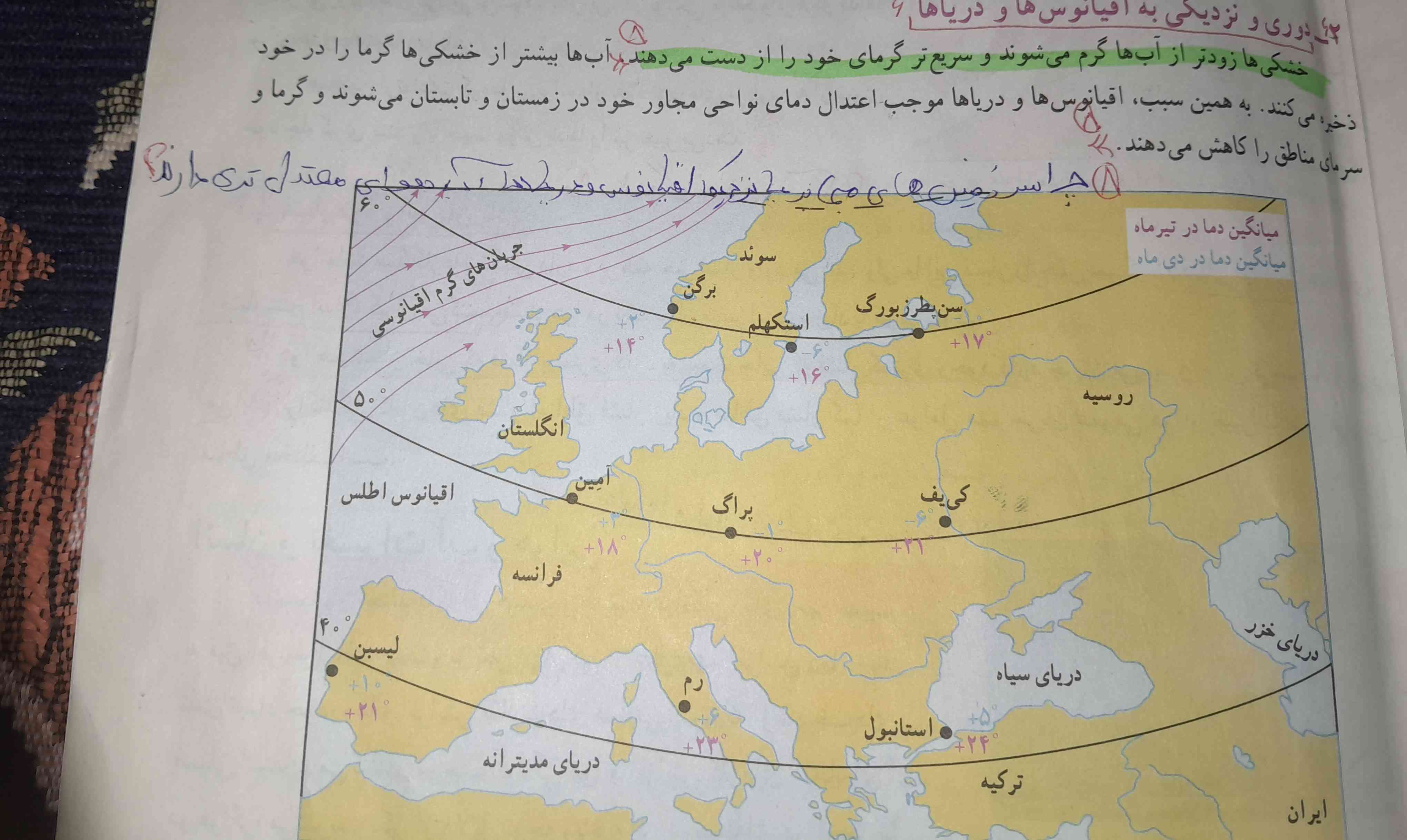 سلام بچه ها جواب این سوال رو برام خلاصه بگین متوجه نمیشم این سوالو سوال ۸ هم است درس ۴ ص۲۵ 