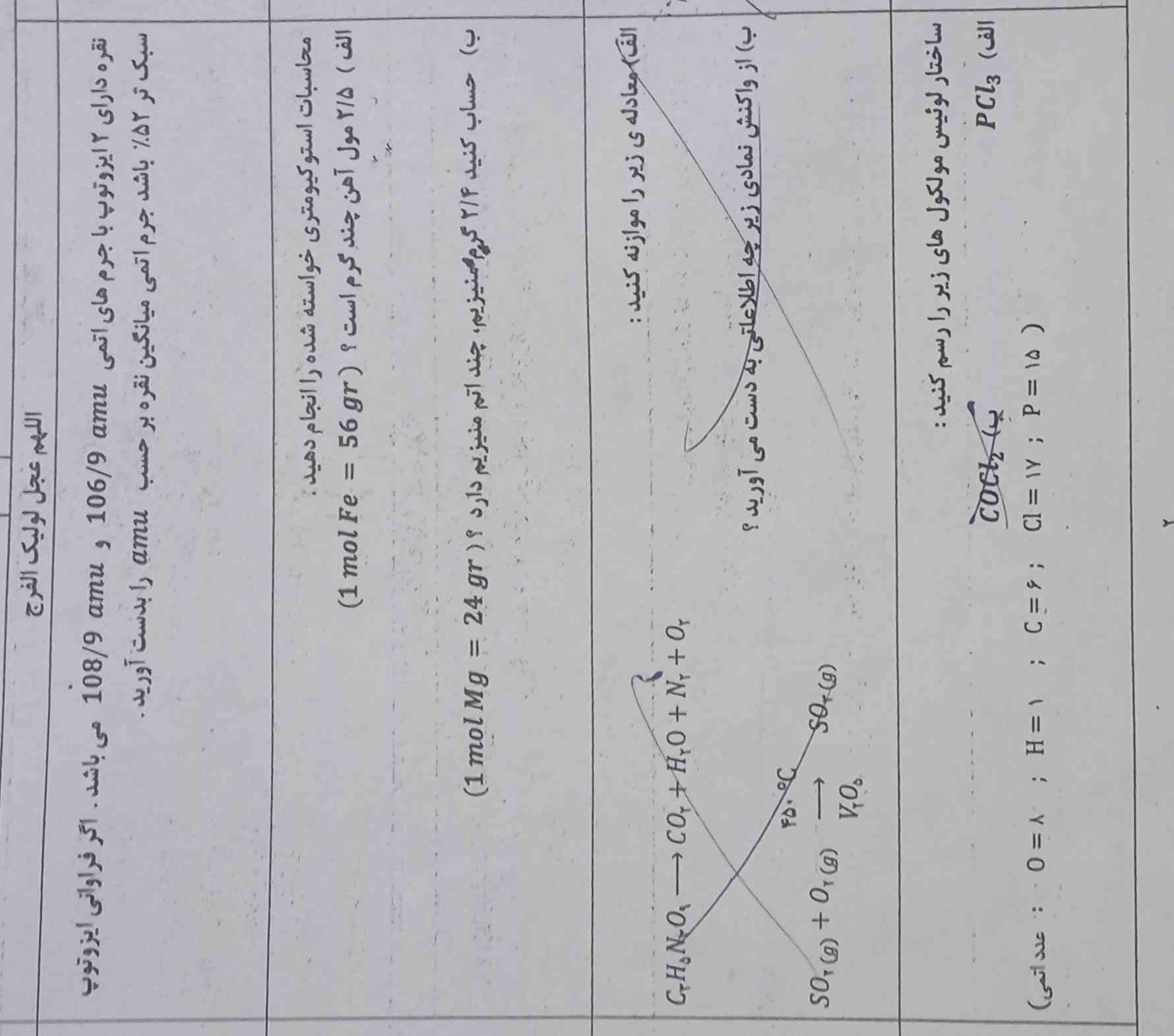 پاسخ را لطفا' بگید