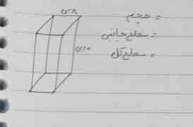 توجه نوشتن فرمول ها و واحد ها الزامی است