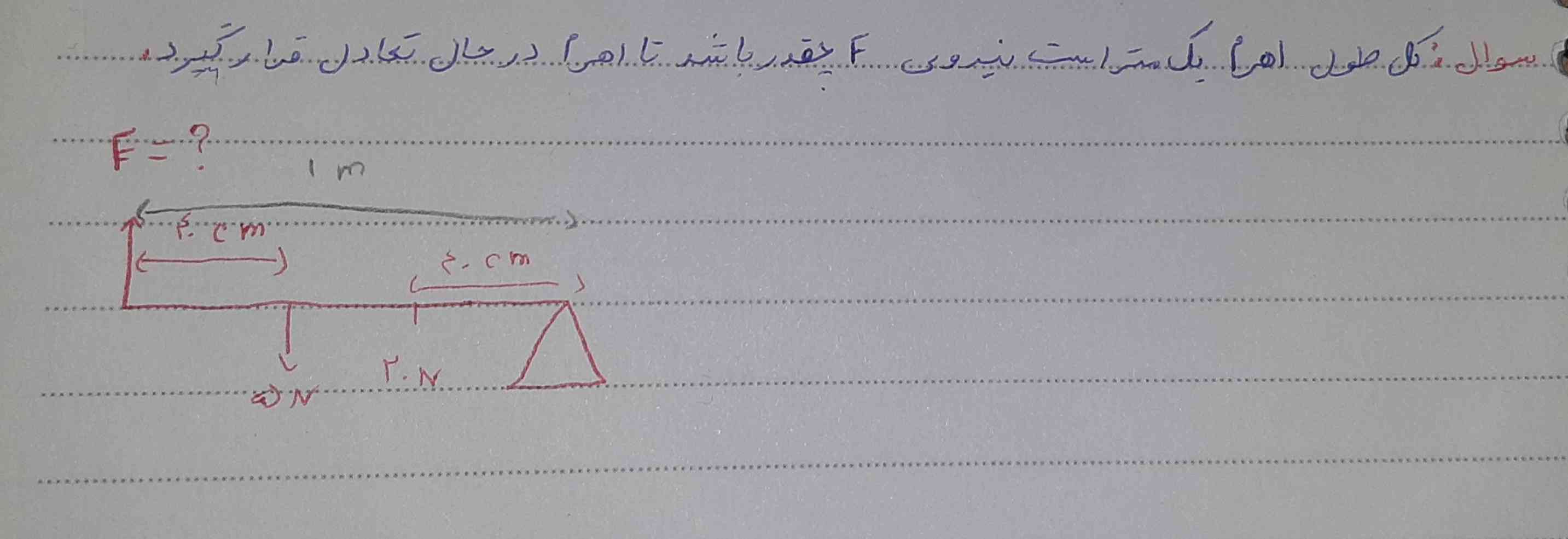 سلام کسی بلده این سوال رو حل کنه؟