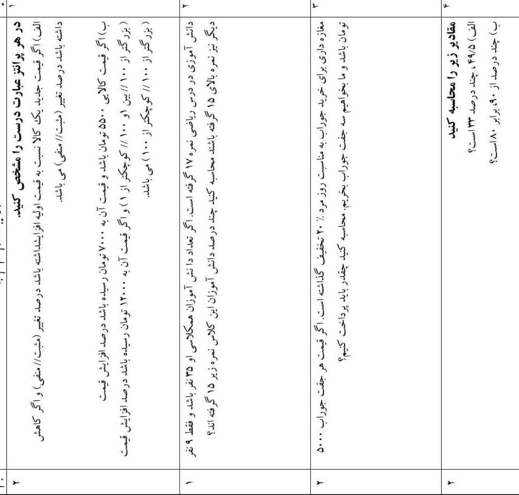 من جواب این رو میخوام