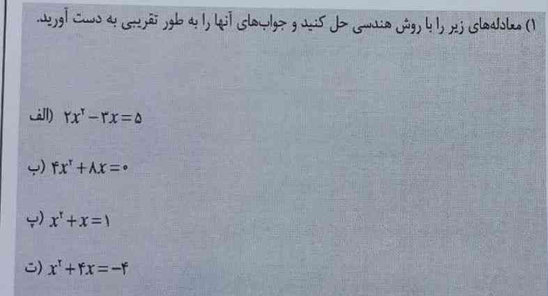 سلام دوستان ممنون میشم جواب اینارو بدید