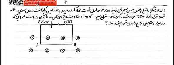 نیرویی که در میدان مغناطیسی وارد می شود چقدر است 