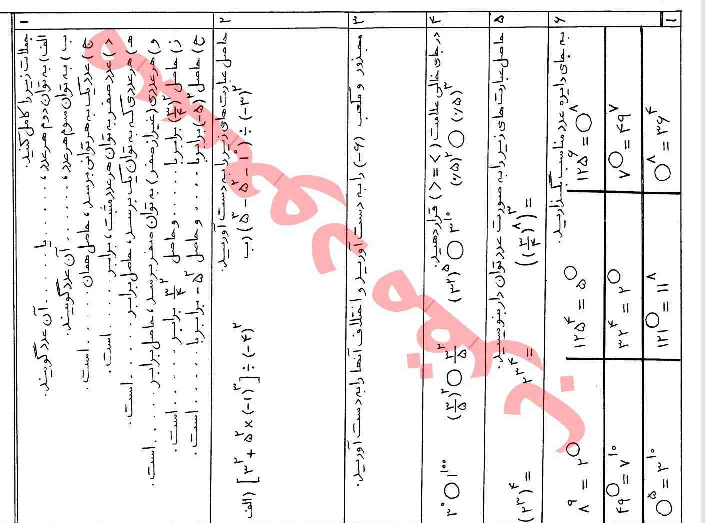 سلام بچه ها امیدوارم حالتون خوب باشه
ممنون میشم هر کدوم از این‌سوالهارو بلد بودین بهم بگین..