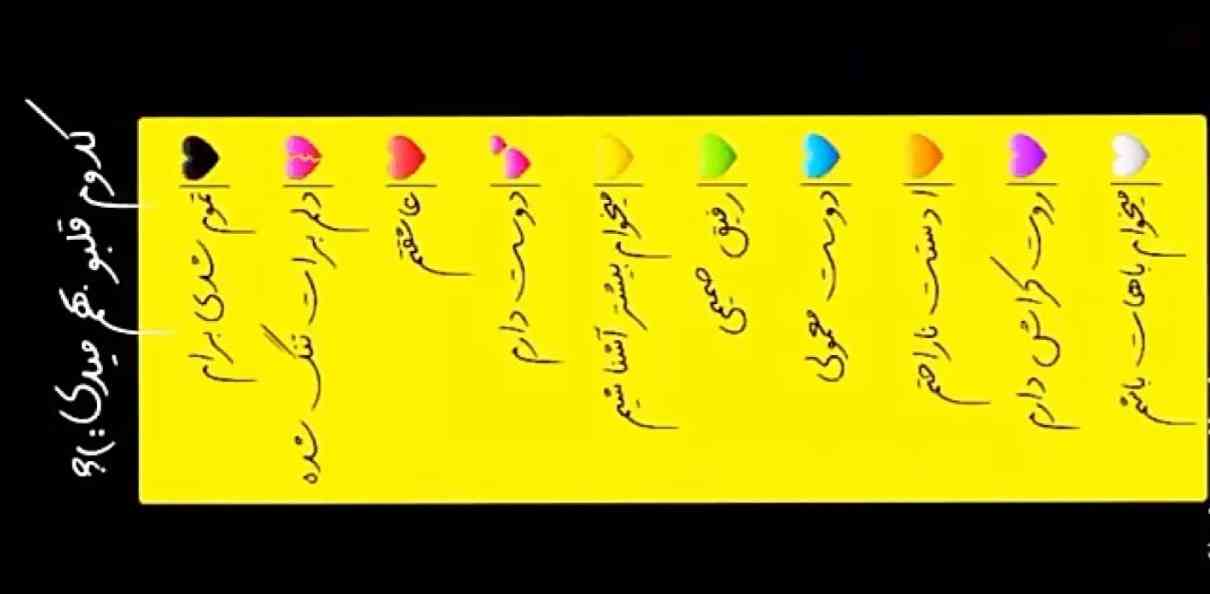 چااالش 
کدوم قلبو بهم میدی؟؟