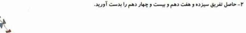 پاسخ حاصل تفریق سیزده و هفت دهم و پیست و چهار دهم لطفا جوابش را با عکس برایم بفرستید؟