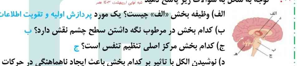 درود؛ بخش ب این سوال کسی میدونه کجای کتاب بود؟