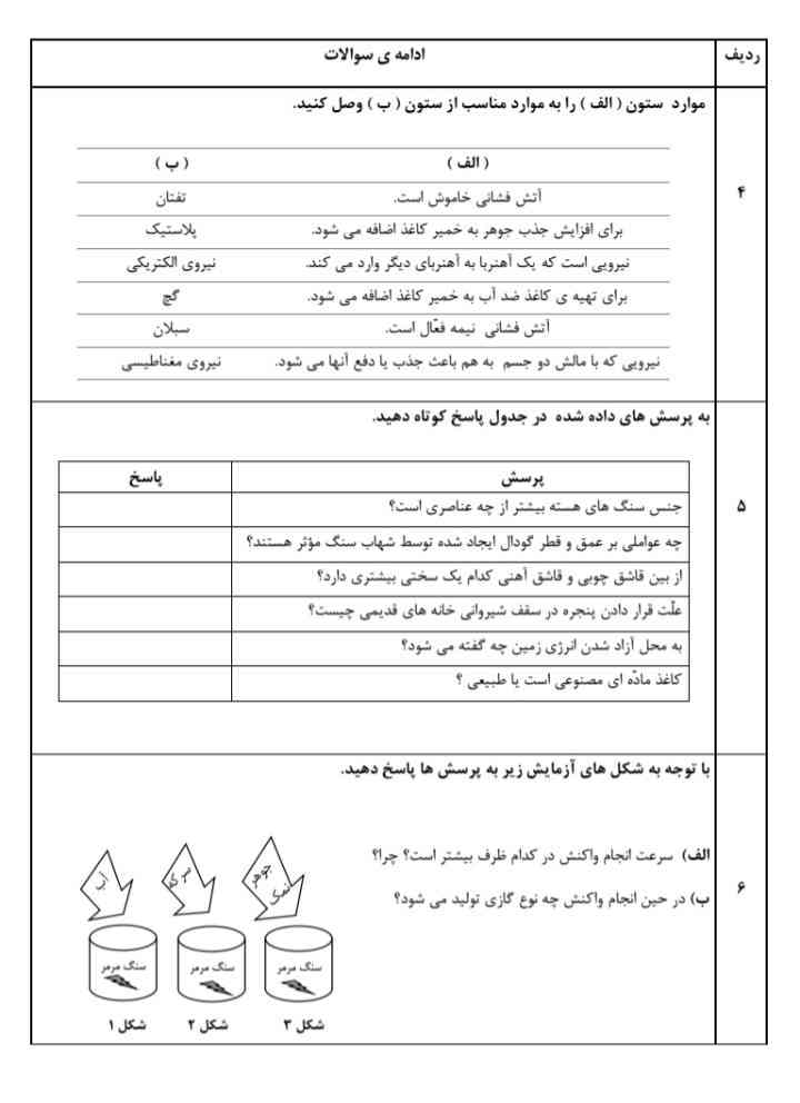 حل این سوال هرکی حل کنه معرکه میدم آیا کسی بلده؟