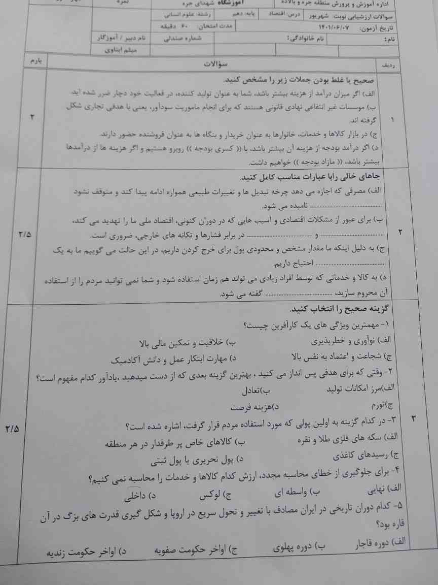 مهمترین ویژگی کار آفرین چیست

