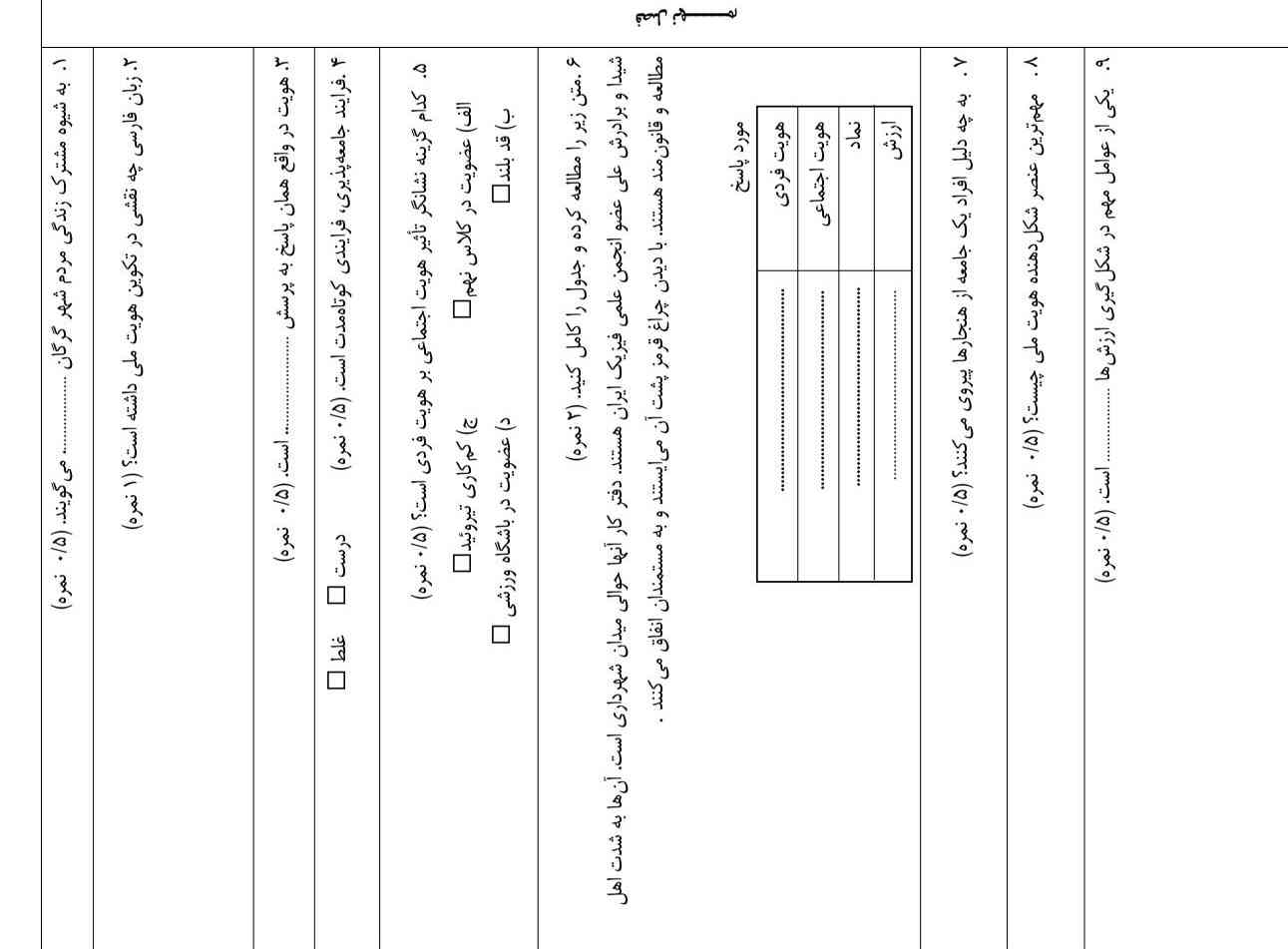 سلام کسی می‌تونه اینچ حل کنه تاج میدم