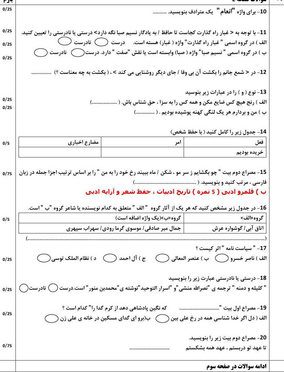 لطفا این رو هم جواب. بده 