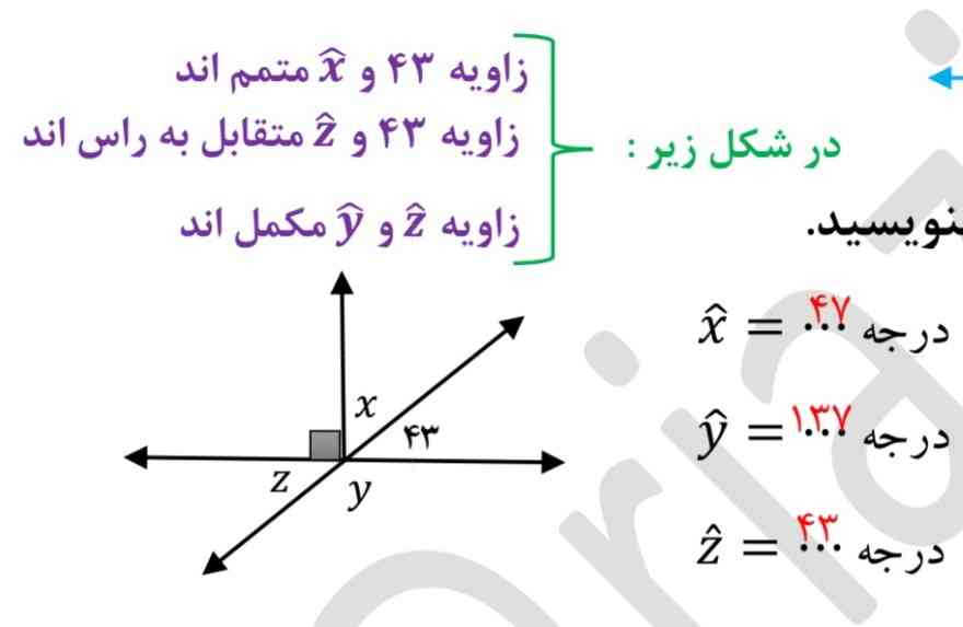 توضیح بدید عدد زاویه هارو چطوری پیدا کرده؟
معرکه میدم
؟