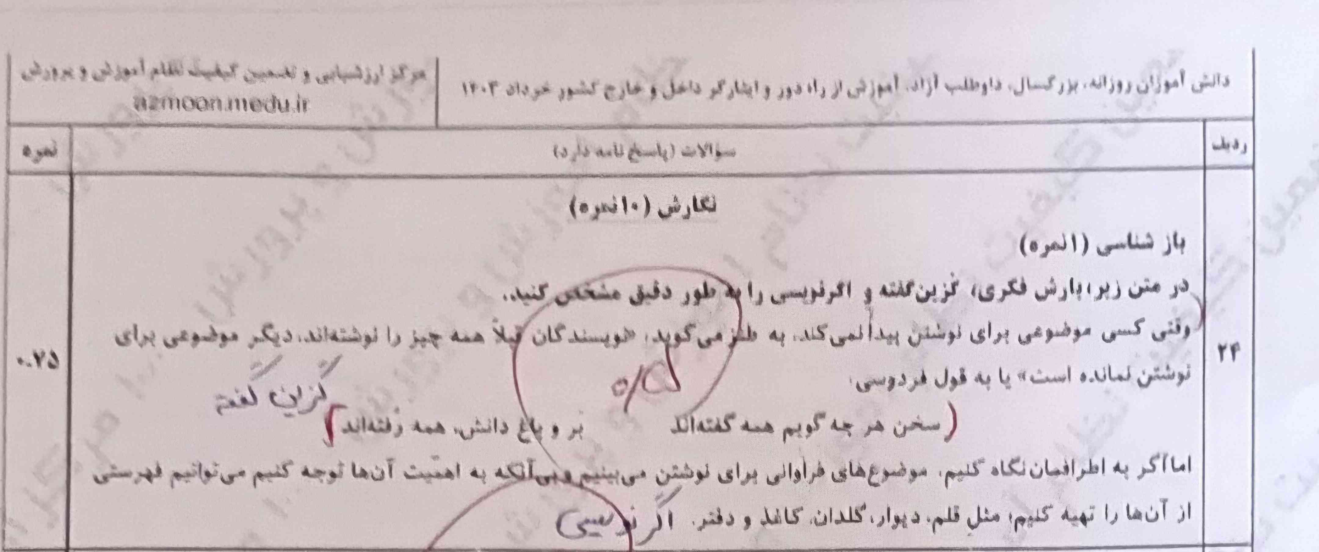 لطفا جواب بدید...