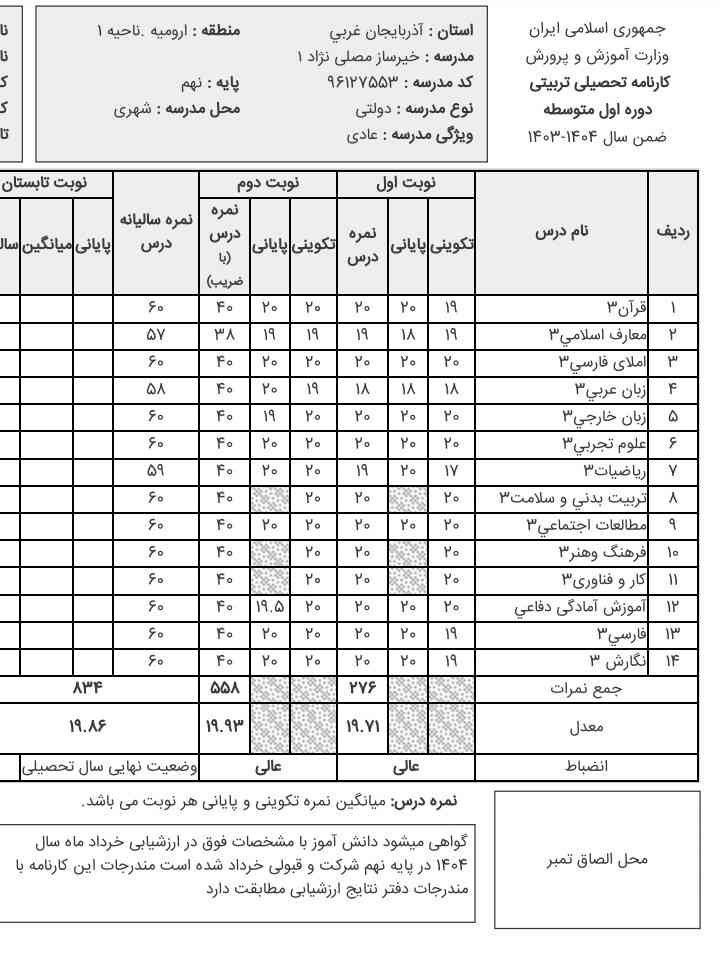 ریاضی الف میارم😁