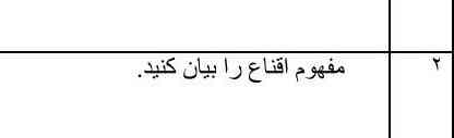 مفهوم اقناع رابیان کنید