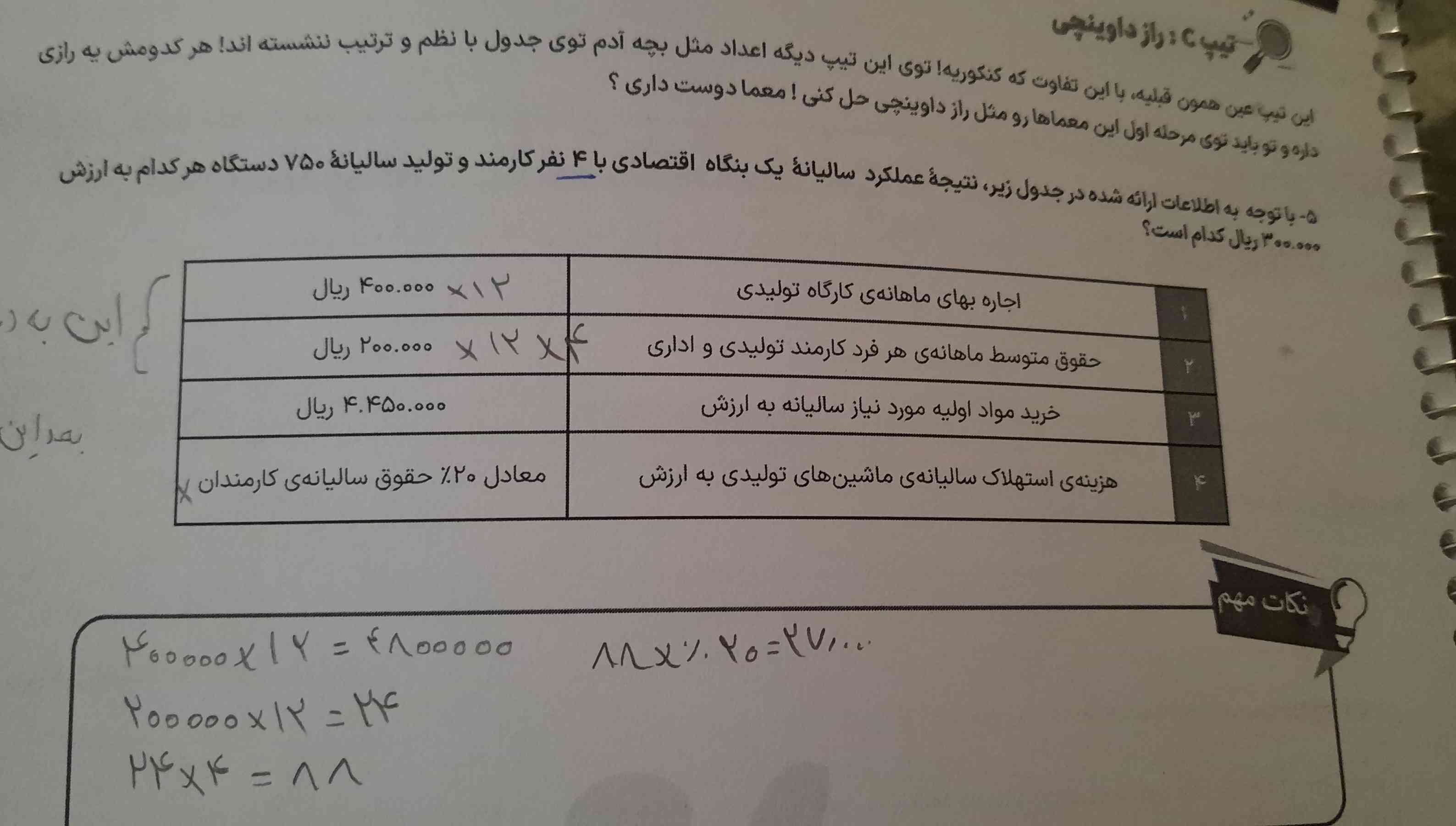 سلام بچه ها این درسته؟
